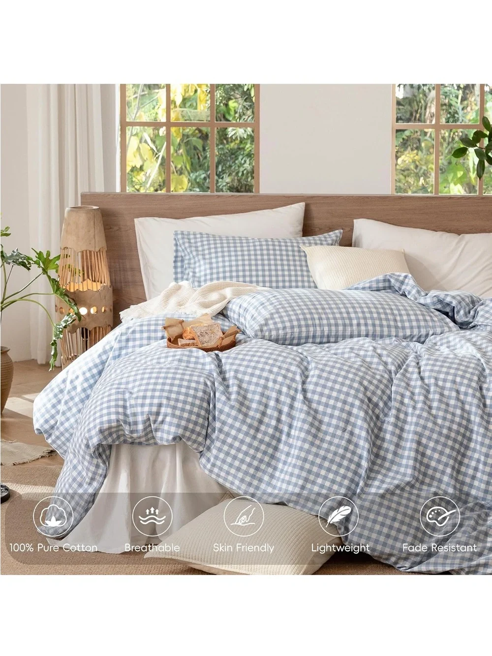 Moomee gingham duvet